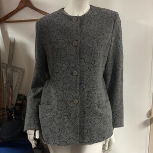 Andrea Viccaro Gray Jacket Small